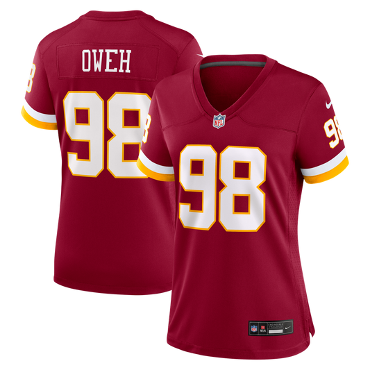 Women's Washington Commanders Odafe Oweh Nike Burgundy Team Game Jersey - Image 1