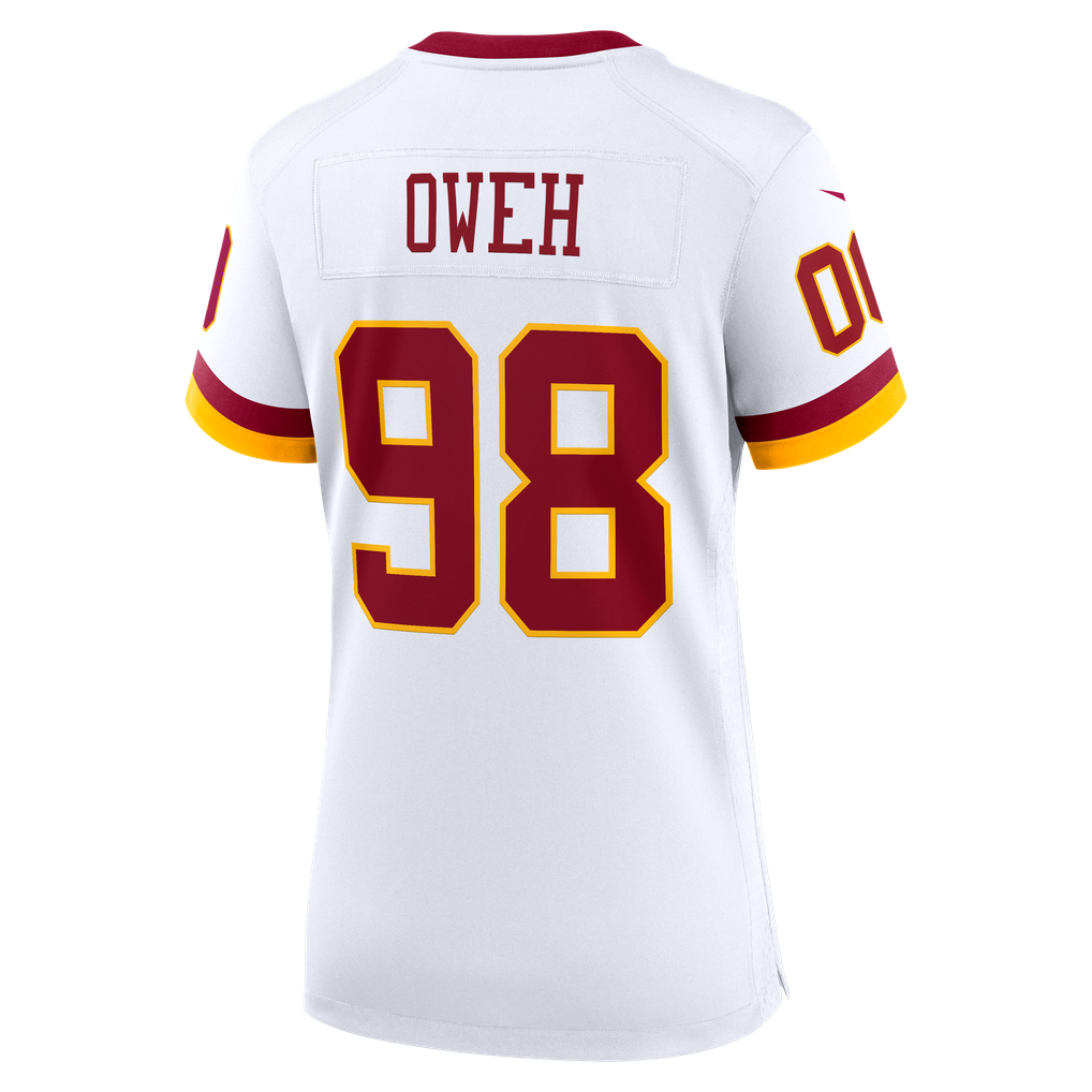 Women's Washington Commanders Odafe Oweh Nike White Game Jersey - Image 4