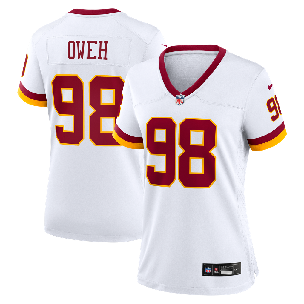 Women's Washington Commanders Odafe Oweh Nike White Game Jersey - Image 1