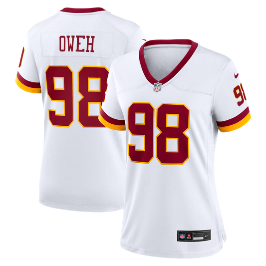 Women's Washington Commanders Odafe Oweh Nike White Game Jersey - Image 1