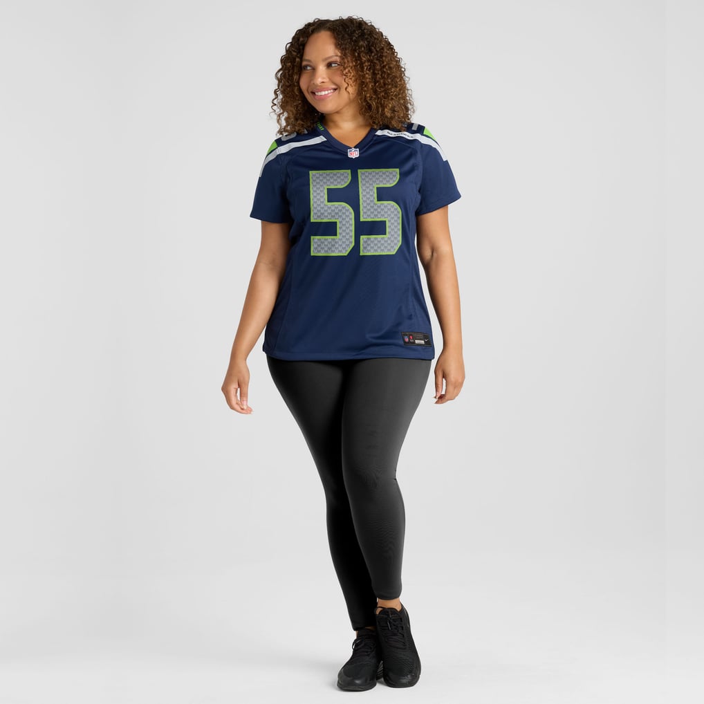 Women's Seattle Seahawks Olu Oluwatimi Nike  College Navy Team Game Jersey - Image 7