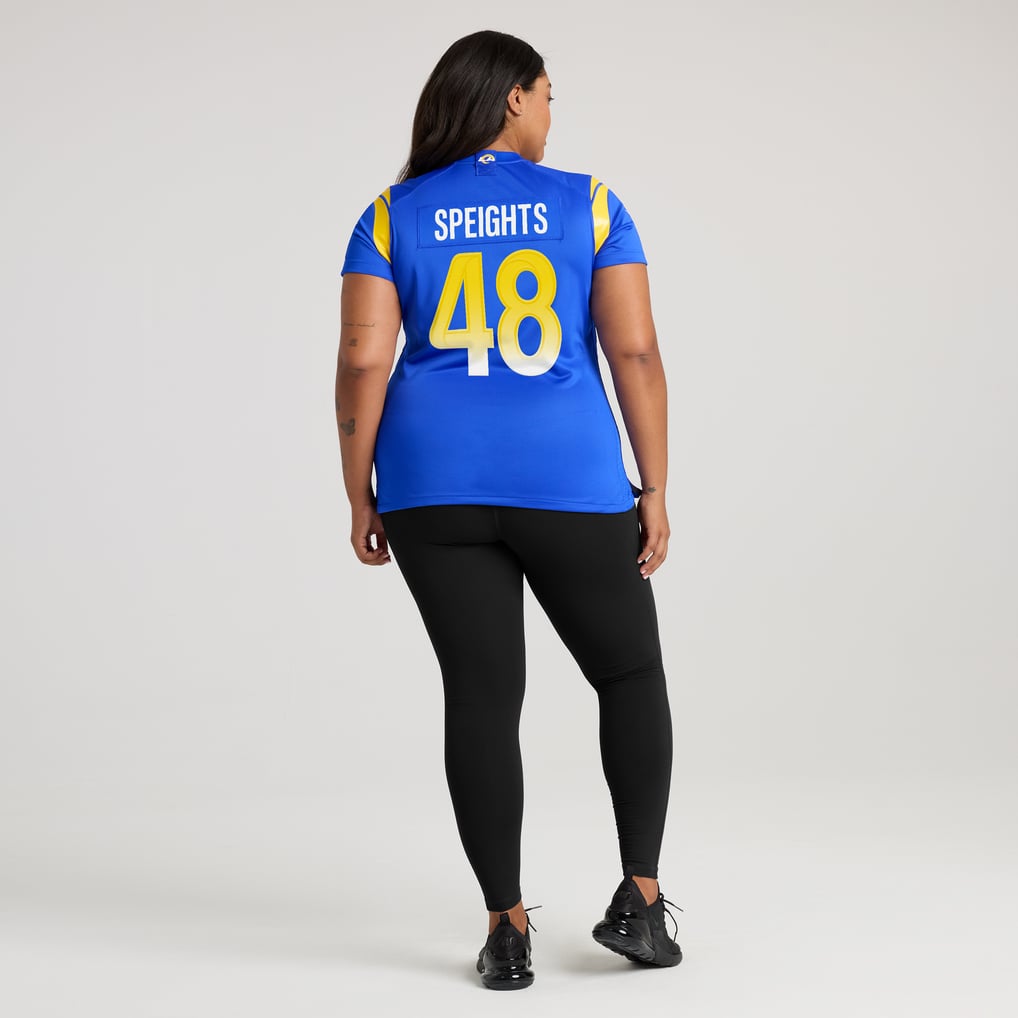 Women's Los Angeles Rams Omar Speights Nike  Royal Game Jersey - Image 8