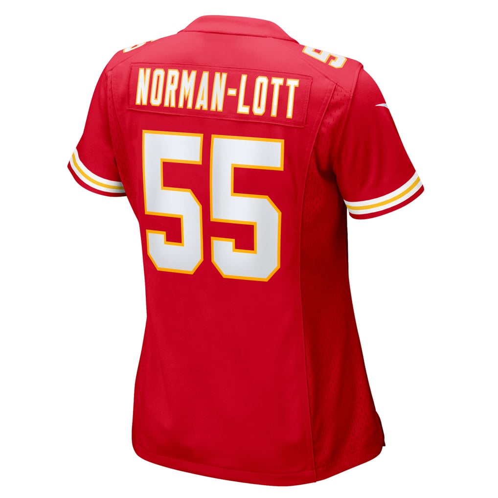 Women's Kansas City Chiefs Omarr Norman-Lott Nike  Red Team Game Jersey - Image 4