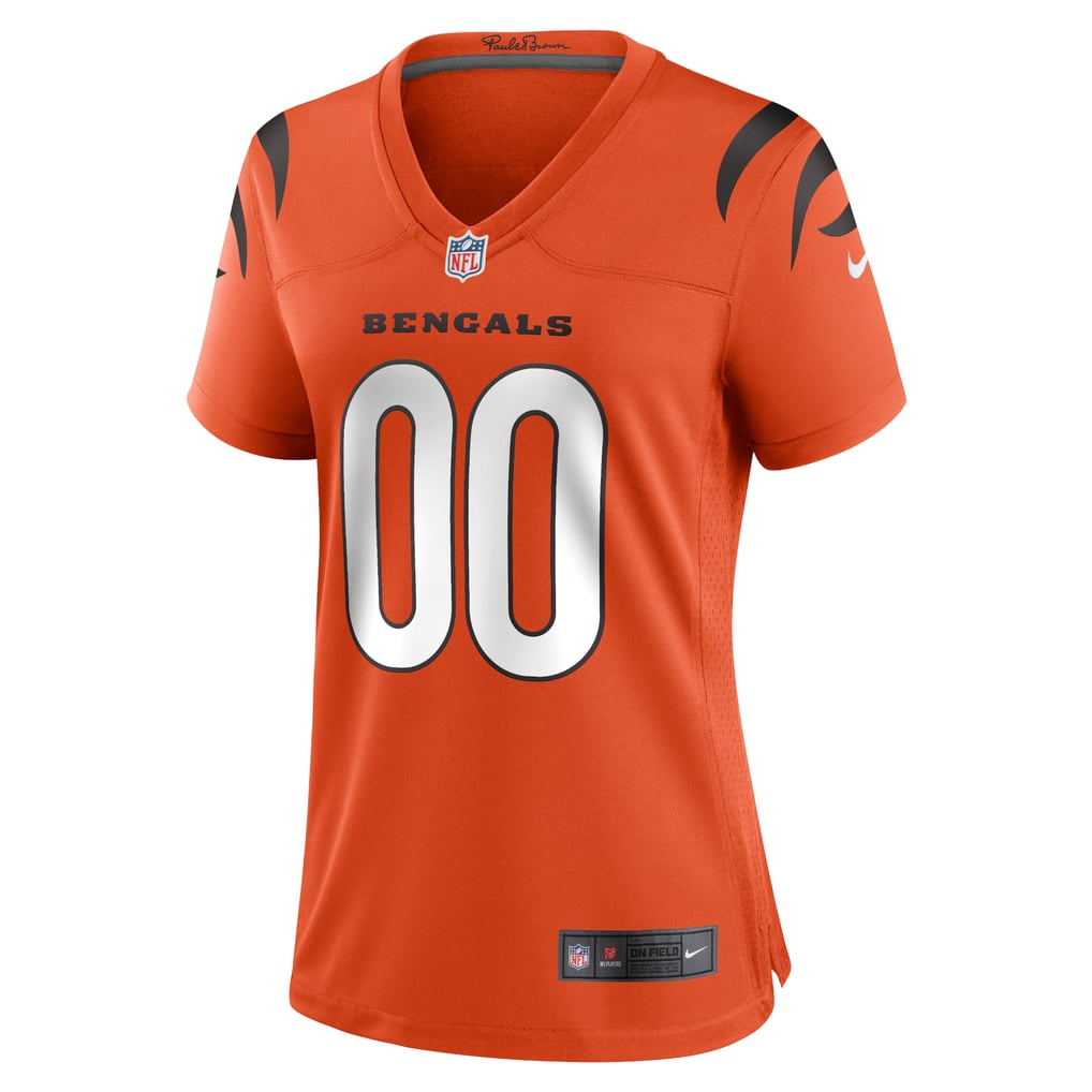 Women's Cincinnati Bengals Nike Orange Alternate Game Custom Jersey - Image 3