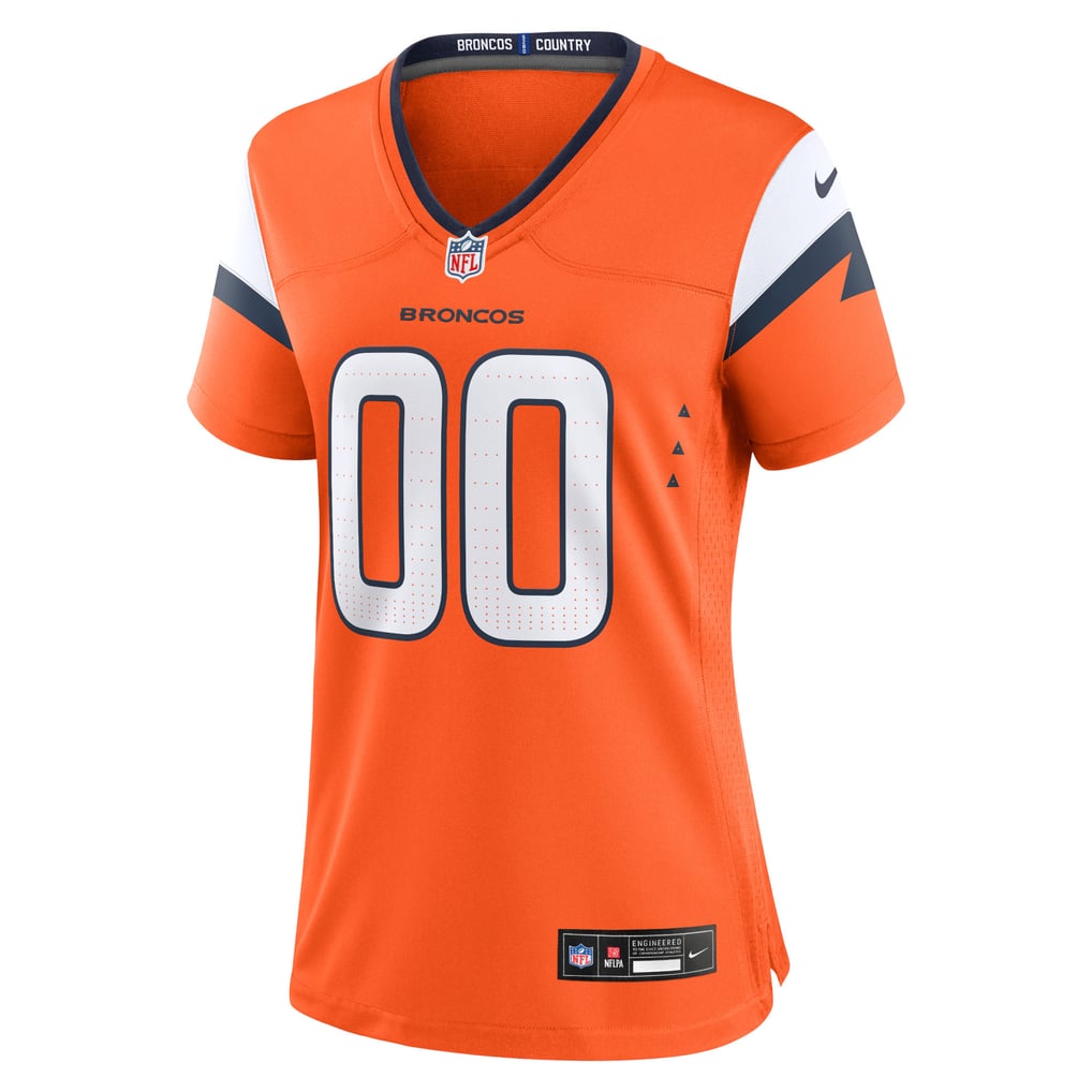 Women's Denver Broncos Nike Orange Team Custom Game Jersey - Image 3
