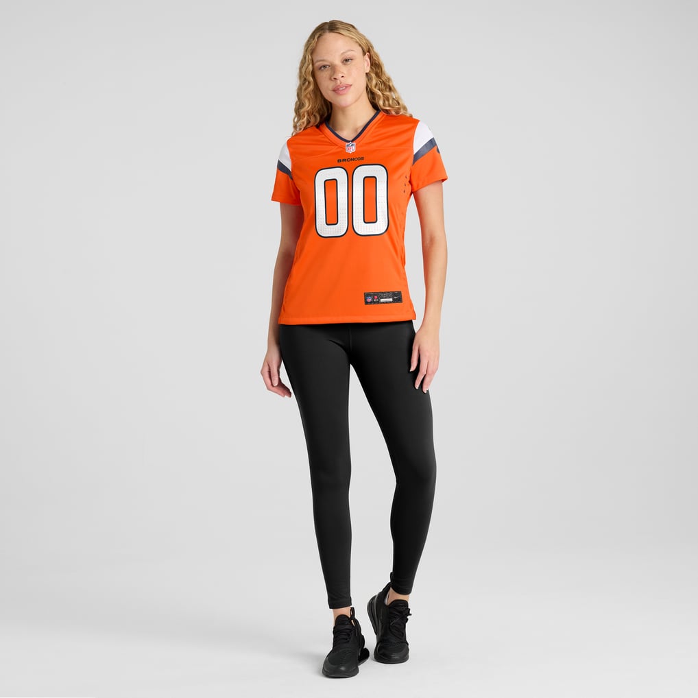 Women's Denver Broncos Nike Orange Team Custom Game Jersey - Image 5