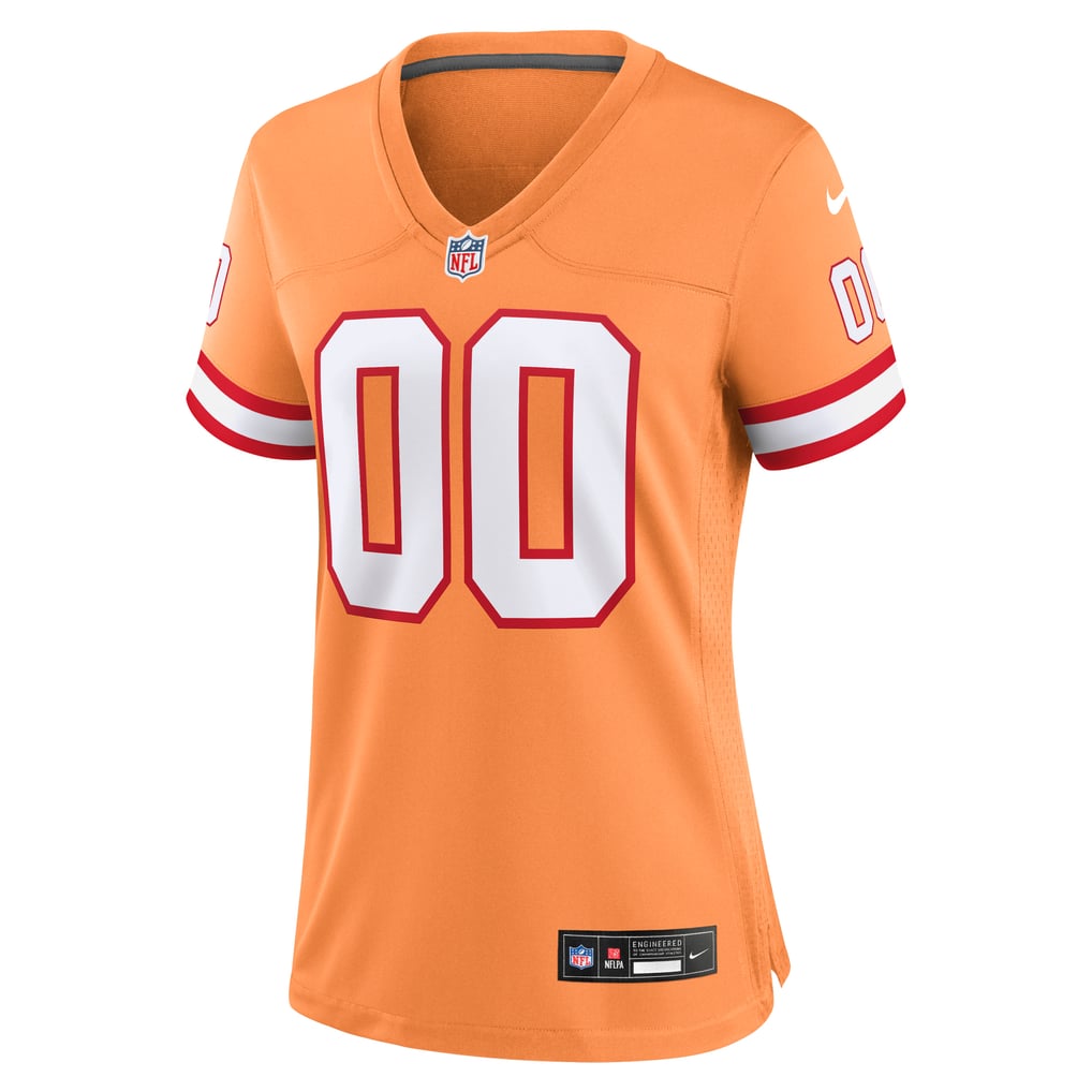 Women's Tampa Bay Buccaneers Nike Orange Custom Throwback Game Jersey - Image 3