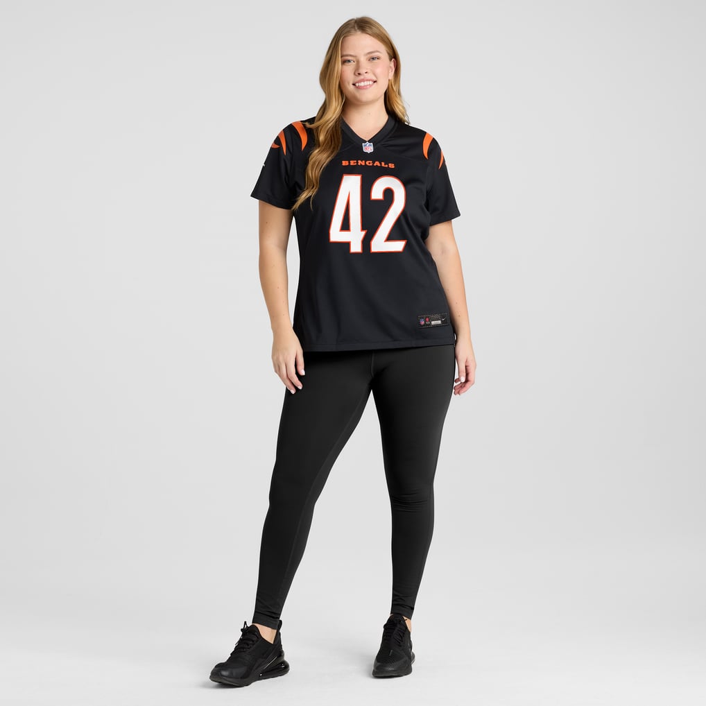 Women's Cincinnati Bengals Oren Burks Nike Black Team Game Jersey - Image 7