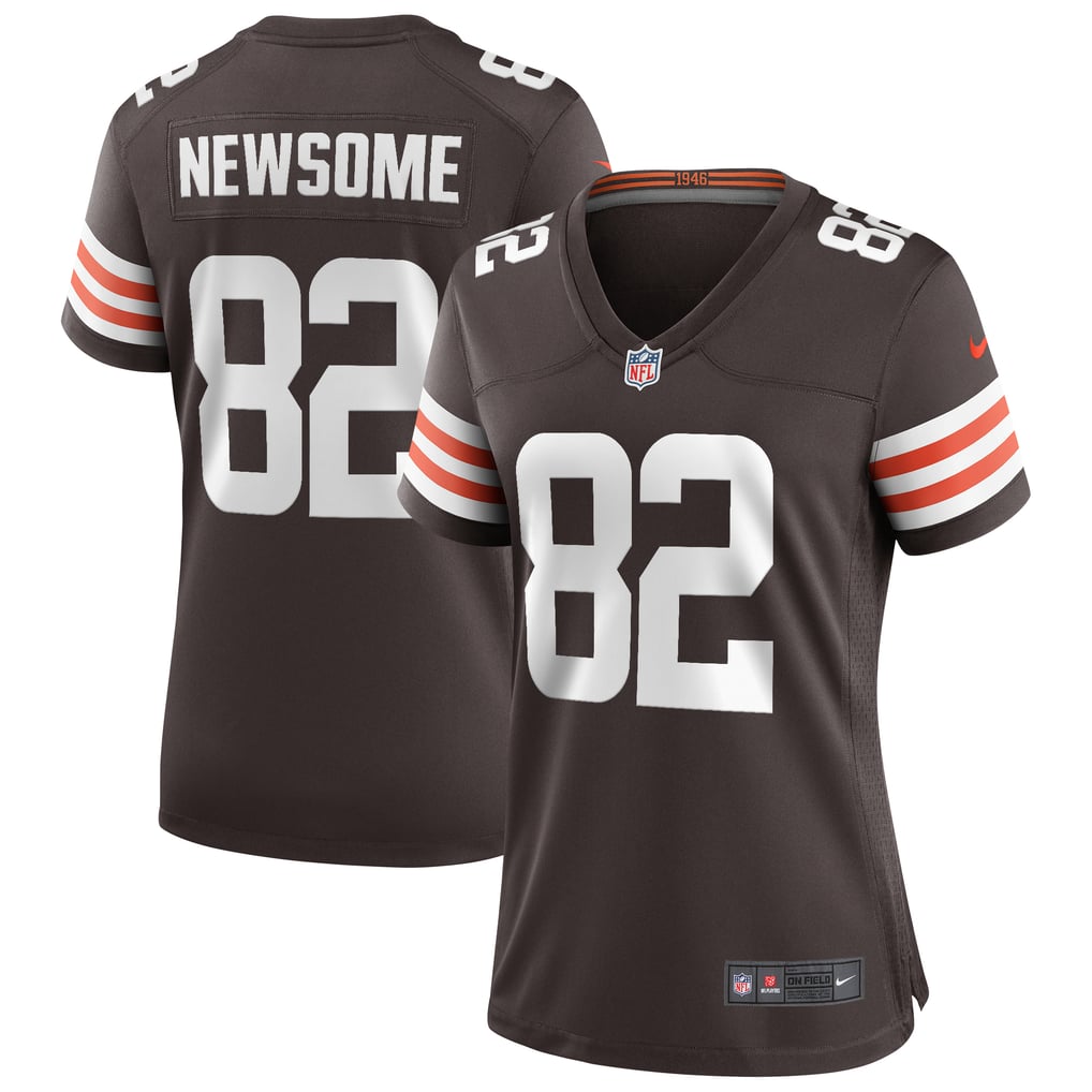 Women's Cleveland Browns Ozzie Newsome Nike Brown Game Retired Player Jersey - Image 1