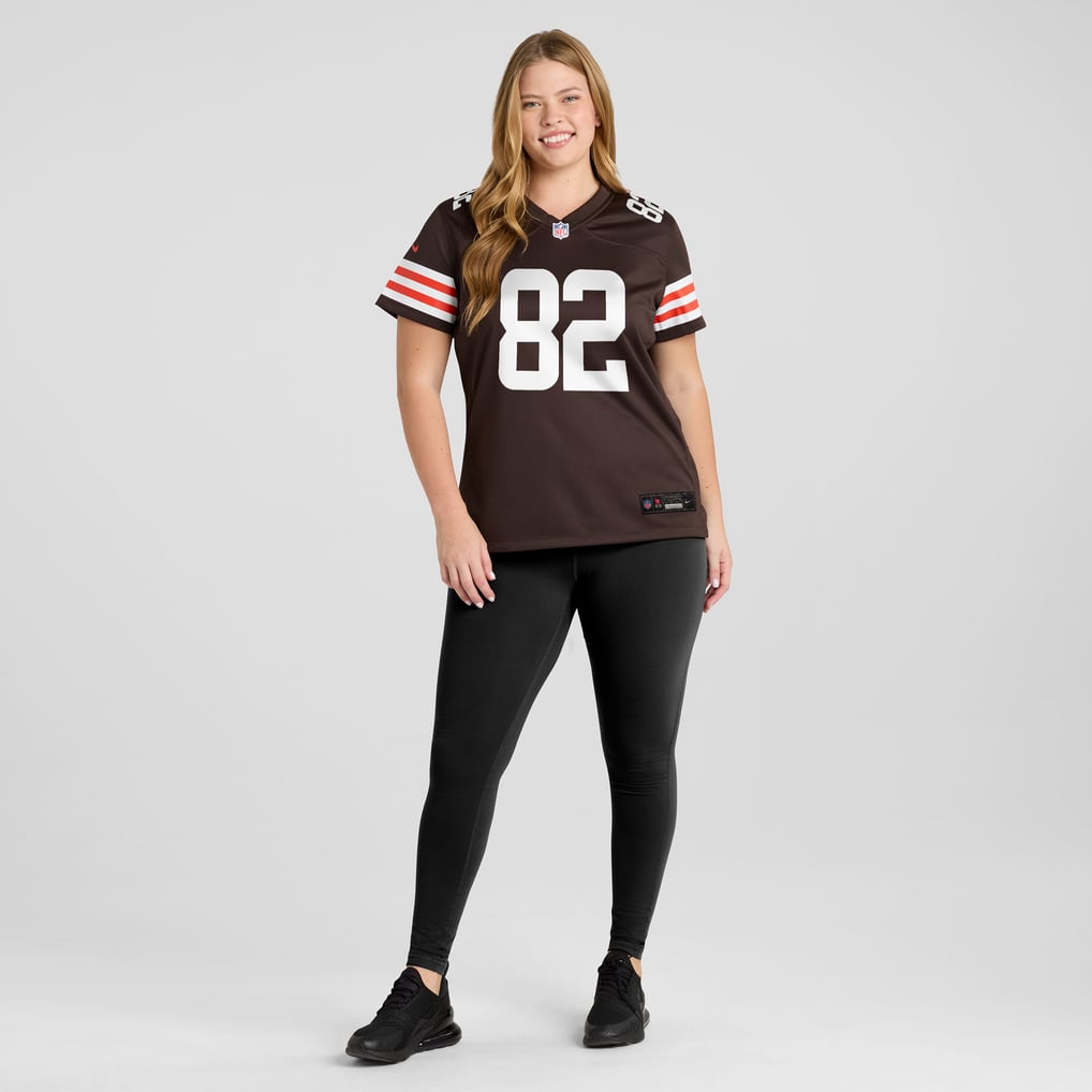 Women's Cleveland Browns Ozzie Newsome Nike Brown Game Retired Player Jersey - Image 7