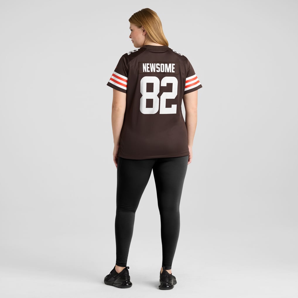 Women's Cleveland Browns Ozzie Newsome Nike Brown Game Retired Player Jersey - Image 8