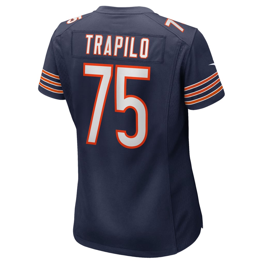 Women's Chicago Bears Ozzy Trapilo Nike Navy Team Game Jersey - Image 4