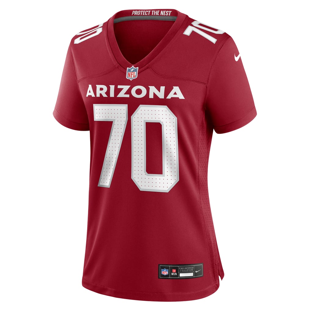Women's Arizona Cardinals Paris Johnson Jr. Nike  Cardinal  Game Jersey - Image 3