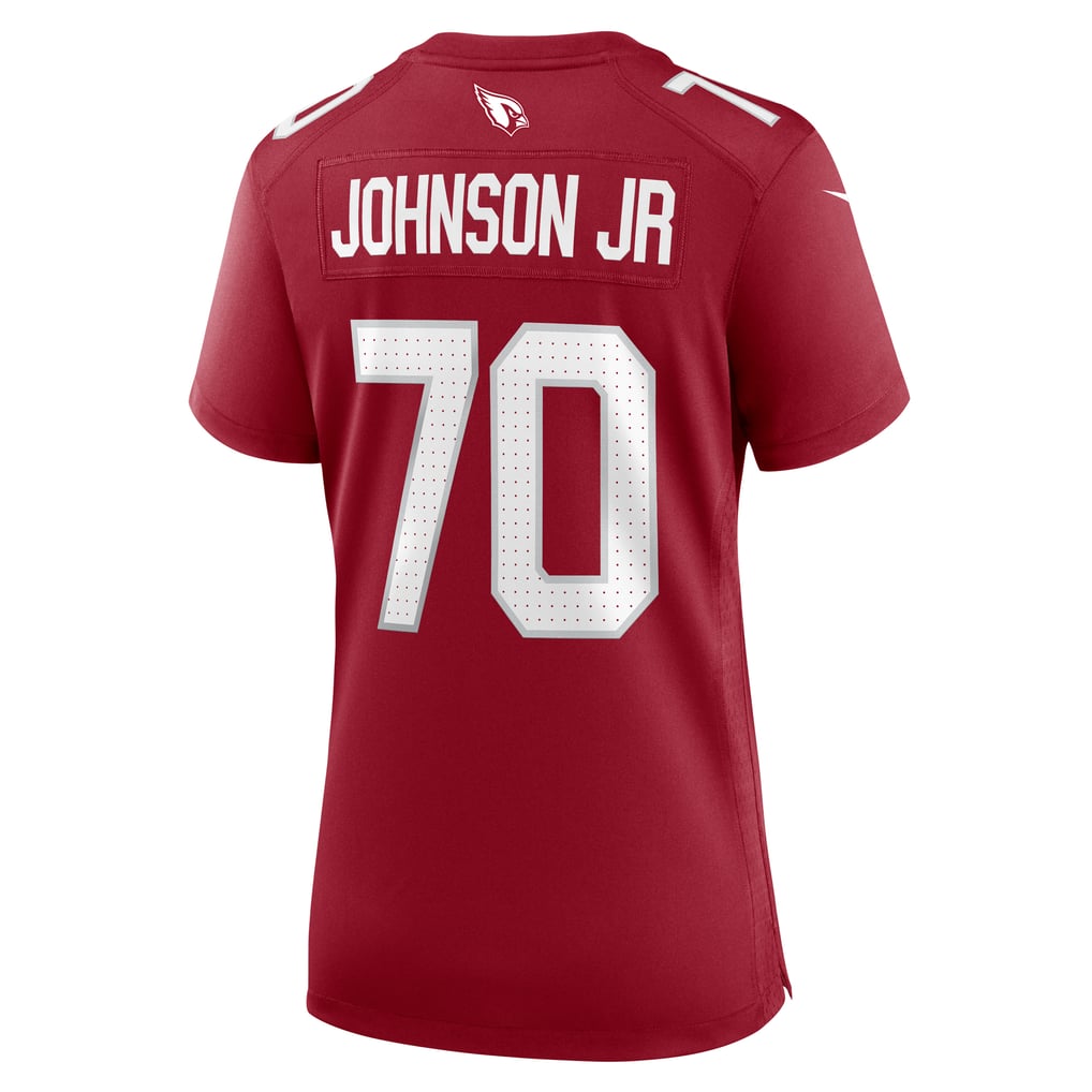 Women's Arizona Cardinals Paris Johnson Jr. Nike  Cardinal  Game Jersey - Image 4