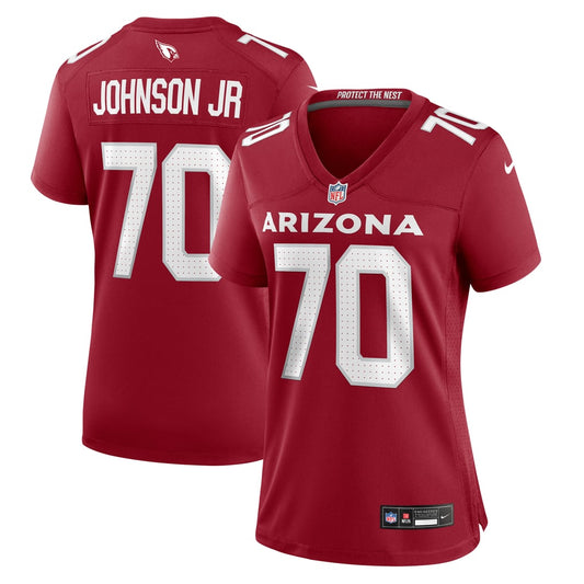 Women's Arizona Cardinals Paris Johnson Jr. Nike  Cardinal  Game Jersey - Image 1
