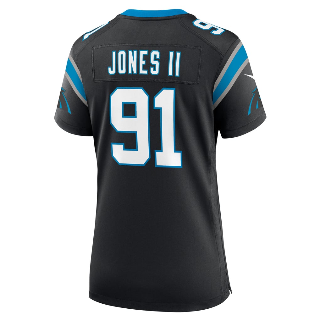 Women's Carolina Panthers Patrick Jones II Nike Black Team Game Jersey - Image 4