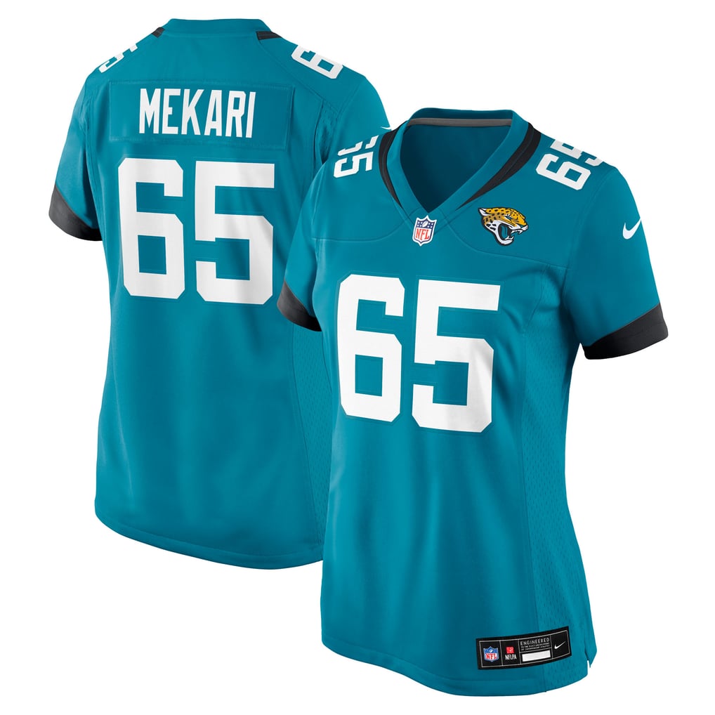 Women's Jacksonville Jaguars Patrick Mekari Nike  Teal Team Game Jersey - Image 2