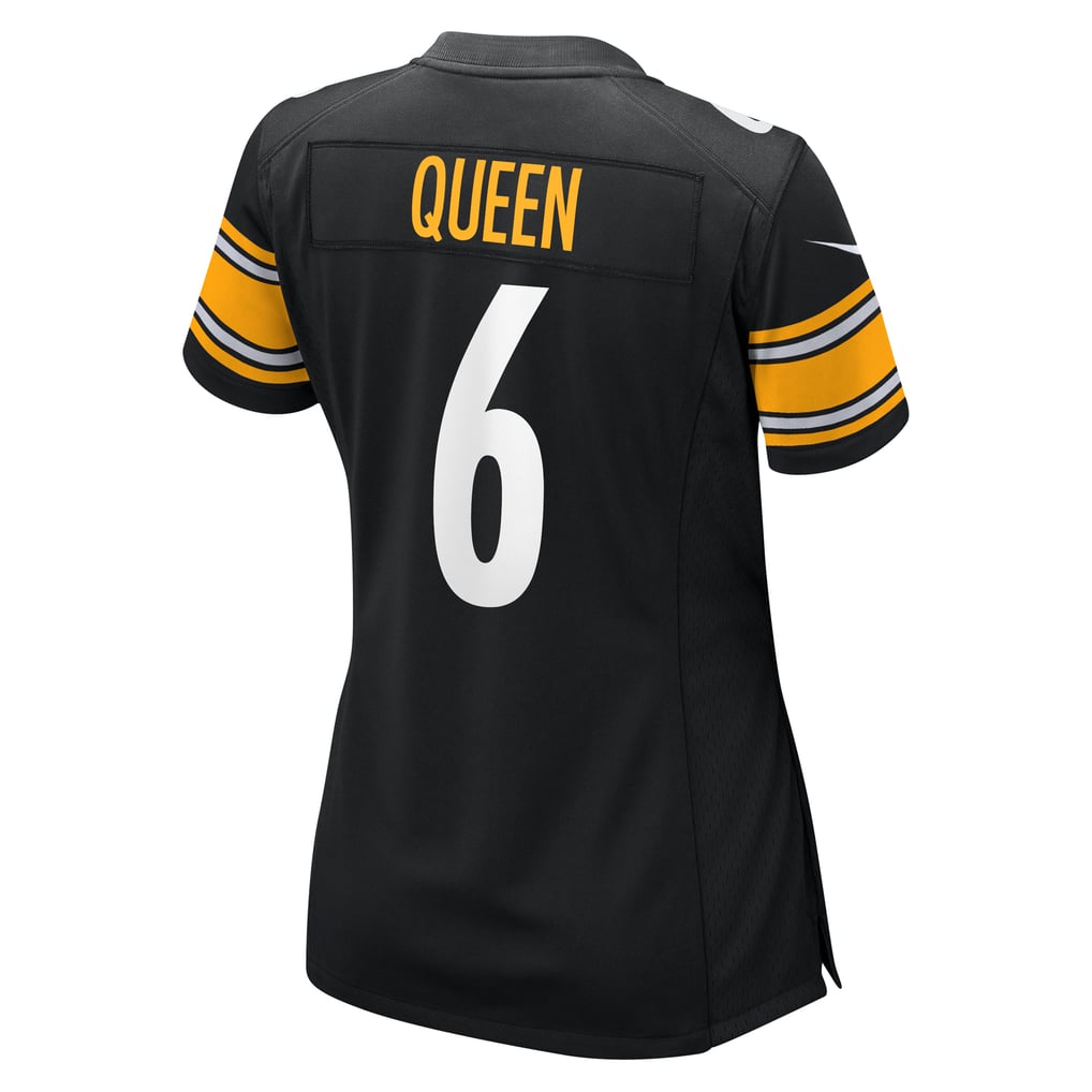 Women's Pittsburgh Steelers Patrick Queen Nike Black Game Player Jersey - Image 4