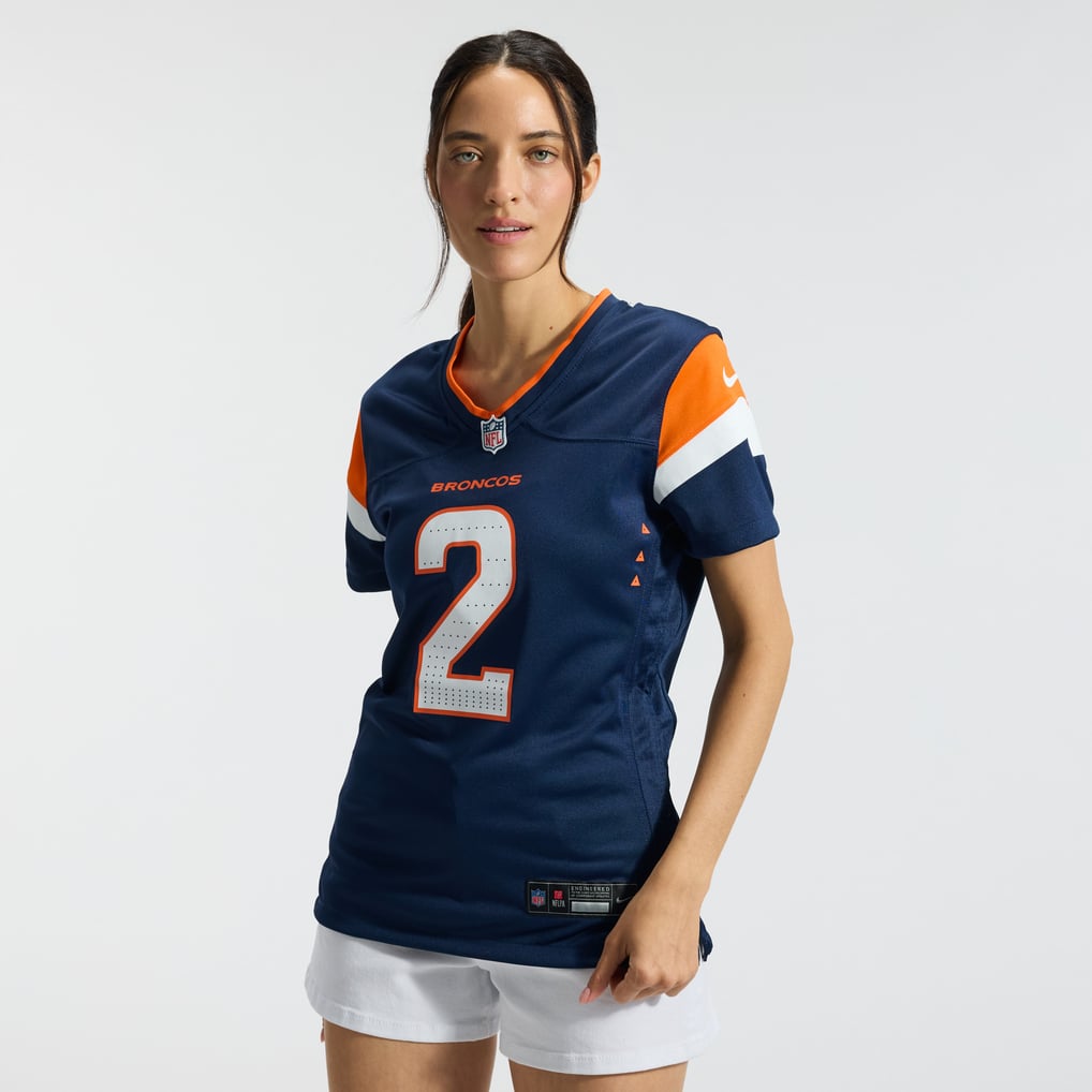 Women's Denver Broncos Patrick Surtain II Nike Navy Alternate Game Jersey - Image 3