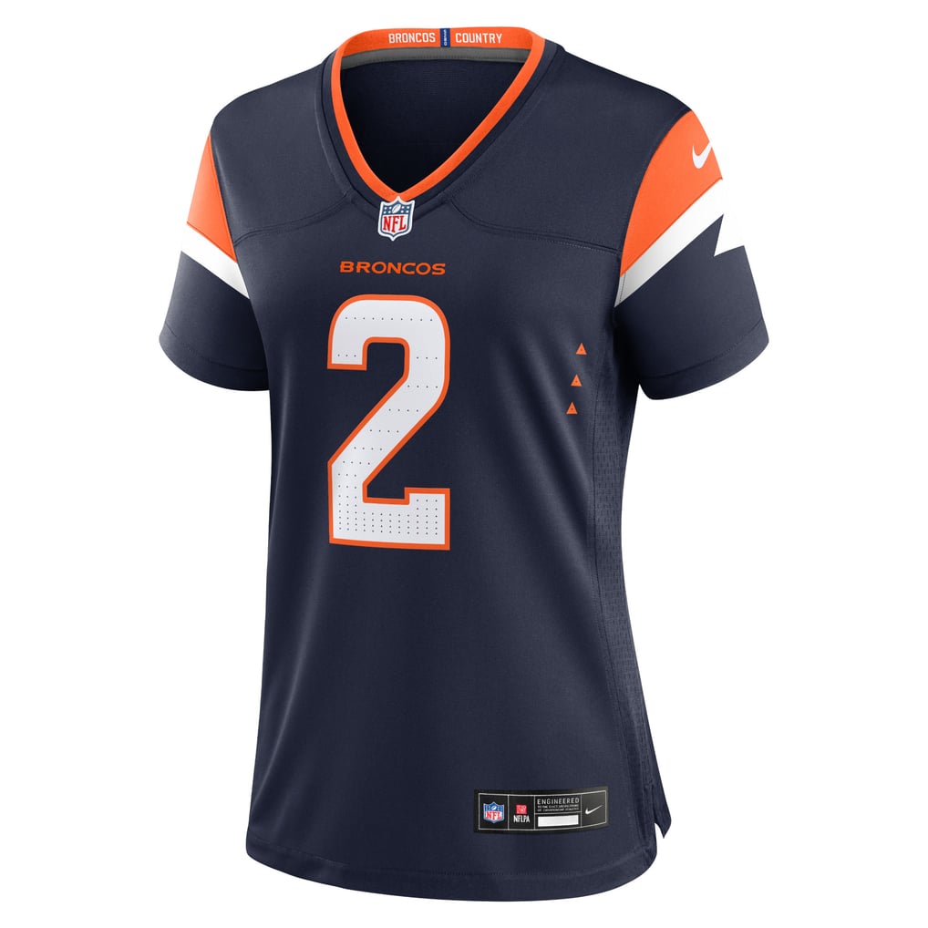 Women's Denver Broncos Patrick Surtain II Nike Navy Alternate Game Jersey - Image 7