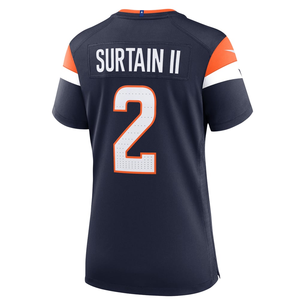 Women's Denver Broncos Patrick Surtain II Nike Navy Alternate Game Jersey - Image 8