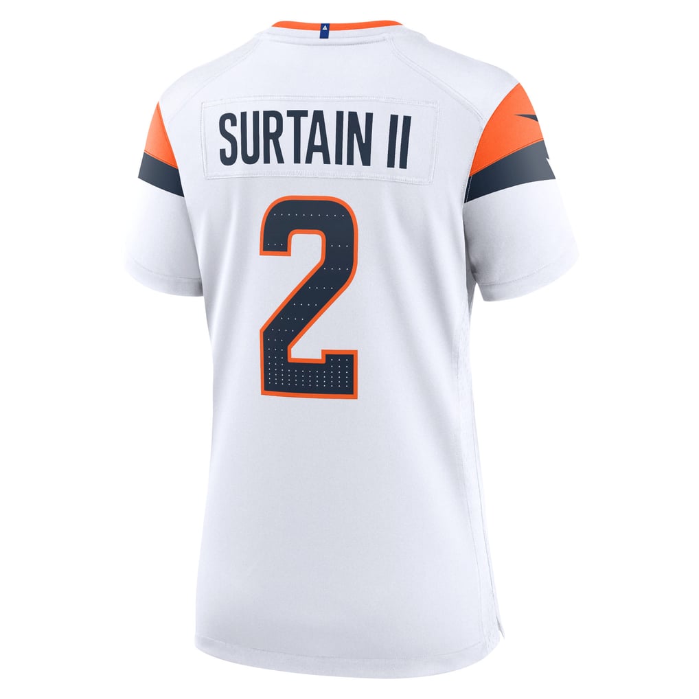Women's Denver Broncos Patrick Surtain II Nike White Game Jersey - Image 4