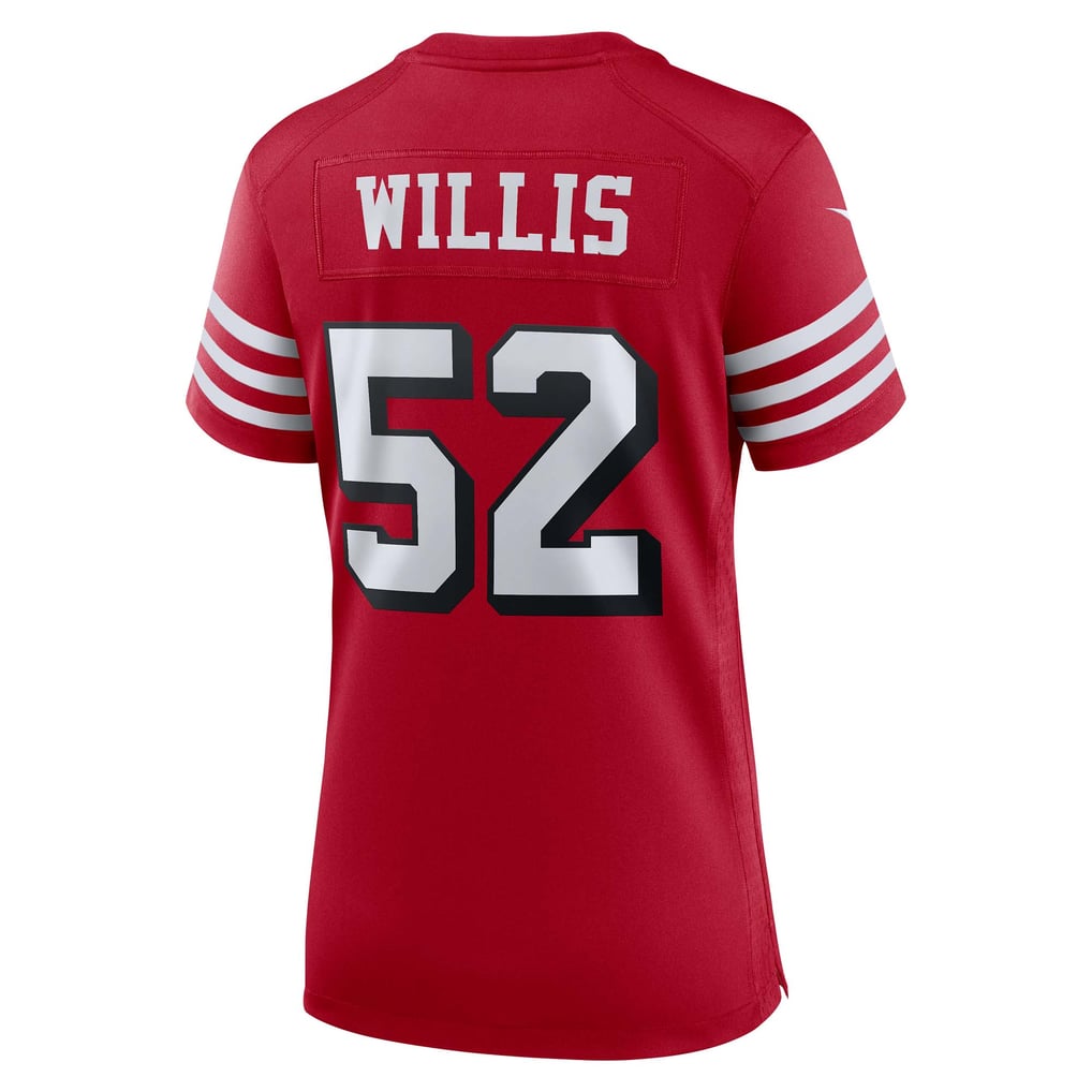 Women's San Francisco 49ers Patrick Willis Nike Scarlet Alternate Game Jersey - Image 4
