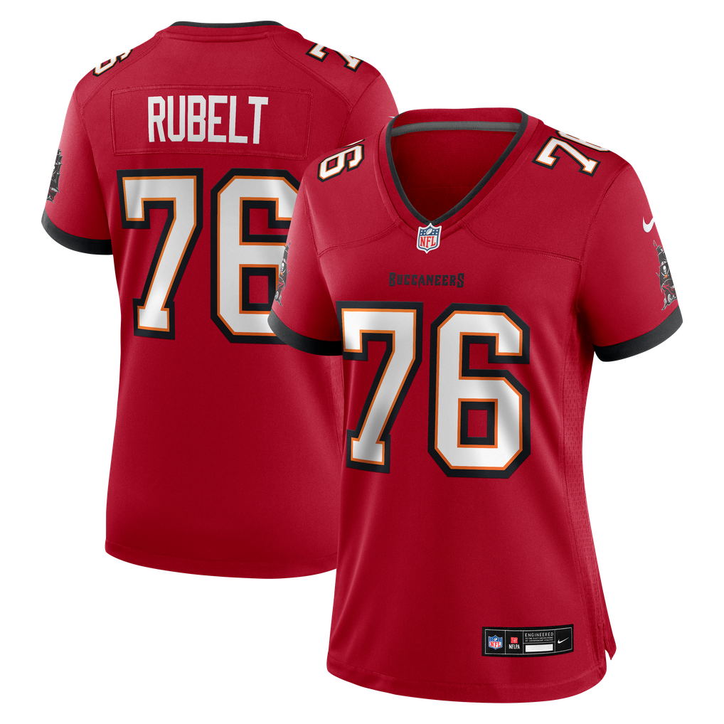 Women's Tampa Bay Buccaneers Paul Rubelt Nike Red Team Game Jersey - Image 1