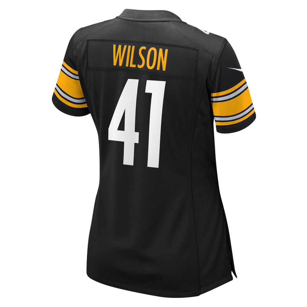 Women's Pittsburgh Steelers Payton Wilson Nike  Black Team Game Jersey - Image 4