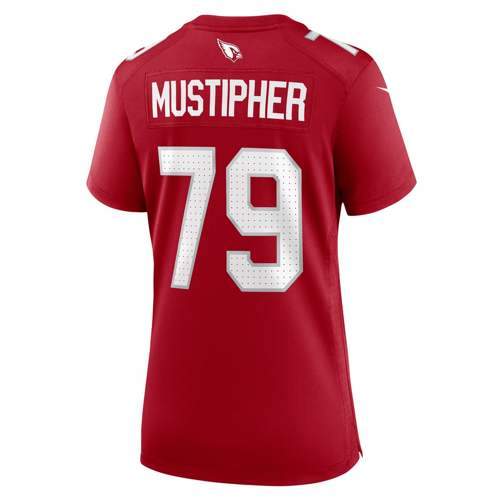 Women's Arizona Cardinals PJ Mustipher Nike  Cardinal Team Game Jersey - Image 4