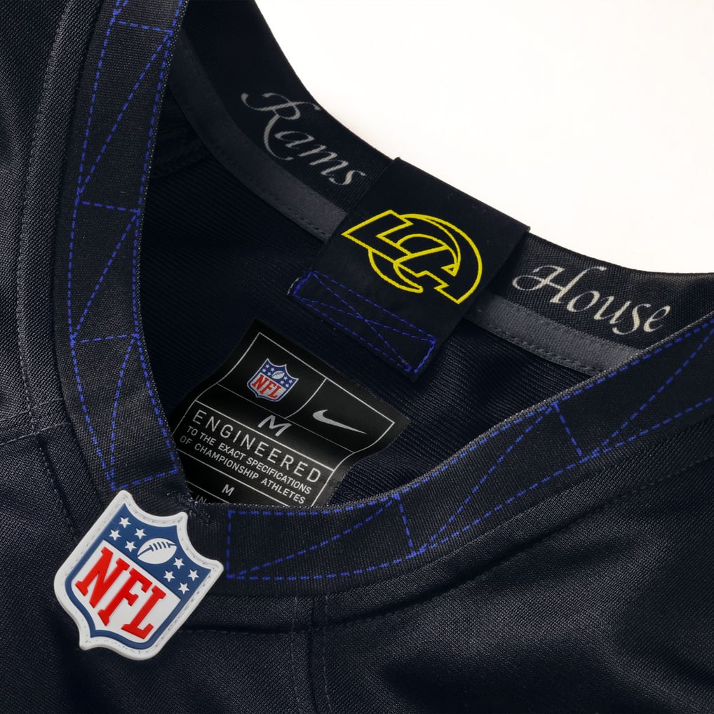 Women's Los Angeles Rams Puka Nacua Nike Dark Blue Rivalries Collection Game Jersey - Image 12