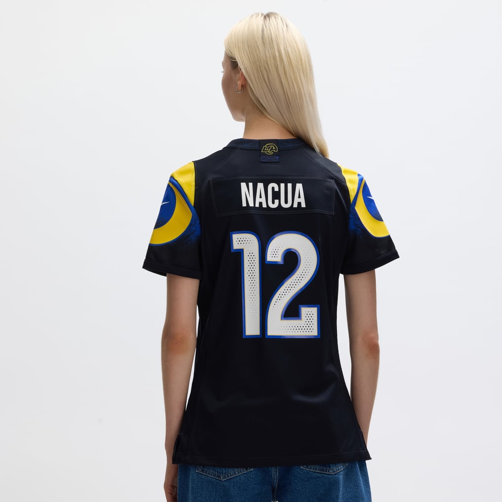 Women's Los Angeles Rams Puka Nacua Nike Dark Blue Rivalries Collection Game Jersey - Image 6