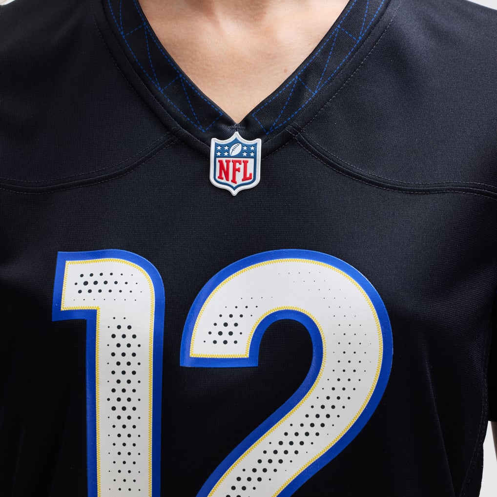 Women's Los Angeles Rams Puka Nacua Nike Dark Blue Rivalries Collection Game Jersey - Image 8