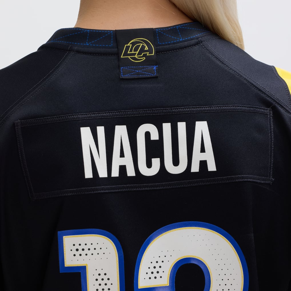 Women's Los Angeles Rams Puka Nacua Nike Dark Blue Rivalries Collection Game Jersey - Image 9