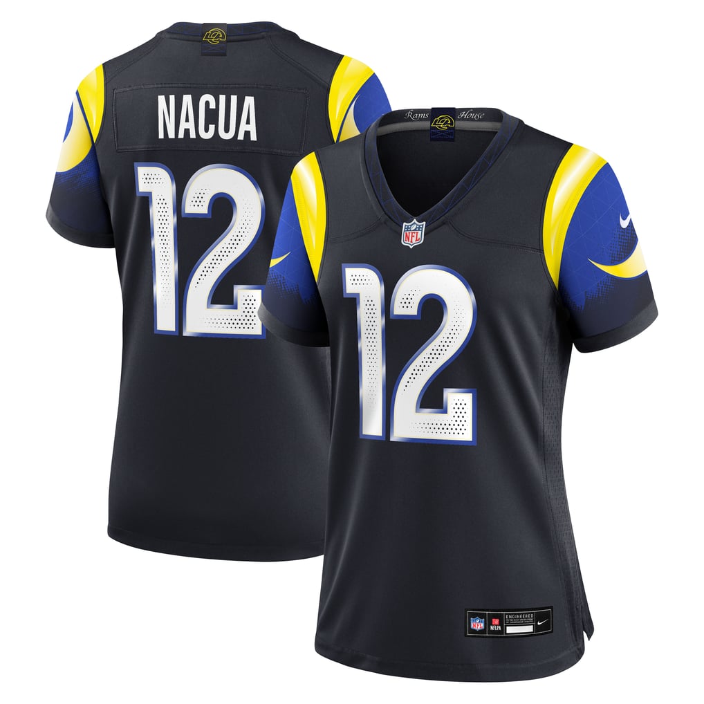 Women's Los Angeles Rams Puka Nacua Nike Dark Blue Rivalries Collection Game Jersey - Image 1