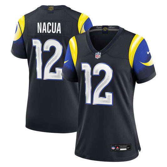 Women's Los Angeles Rams Puka Nacua Nike Dark Blue Rivalries Collection Game Jersey - Image 1