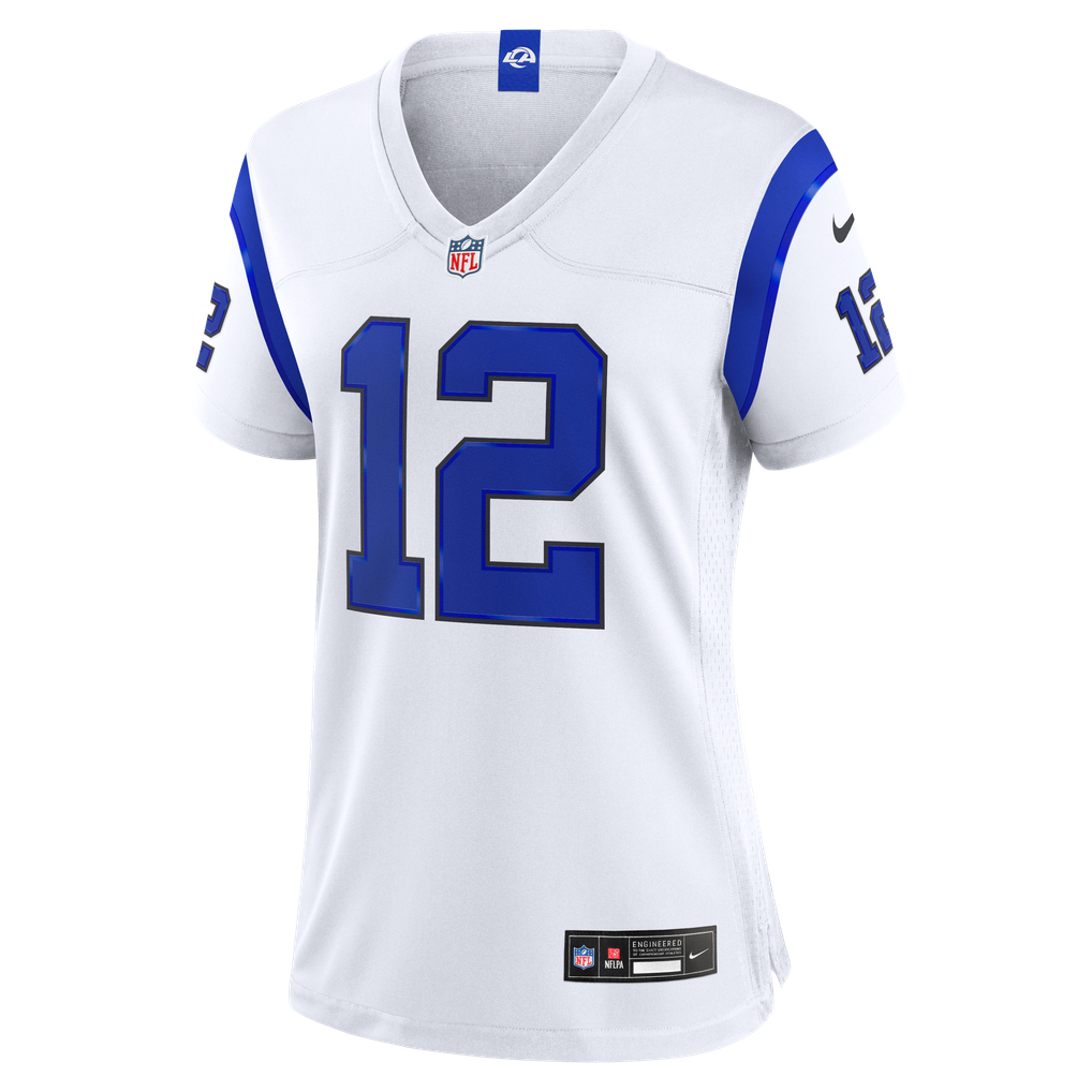 Women's Los Angeles Rams Puka Nacua Nike Fearsome White Game Jersey - Image 3