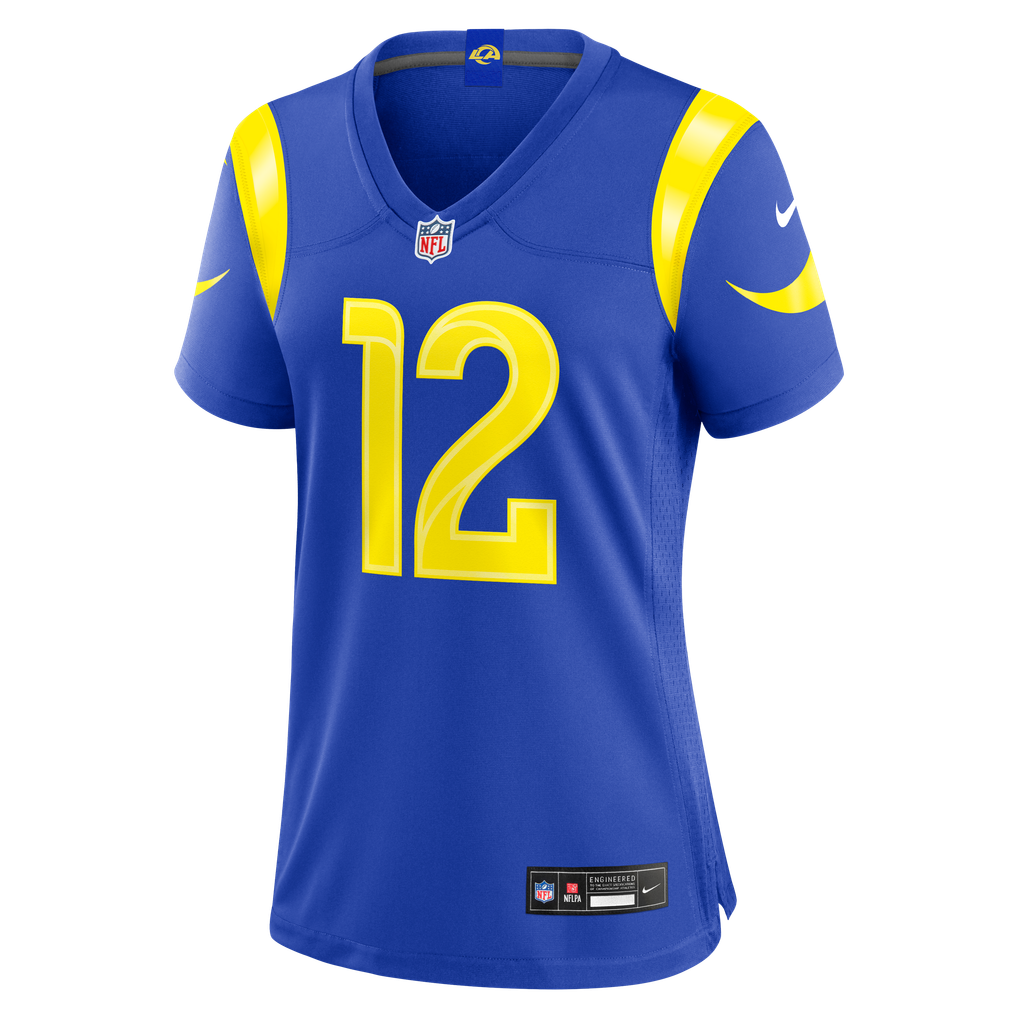 Women's Los Angeles Rams Puka Nacua Nike Royal Game Jersey - Image 3