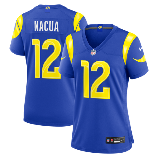 Women's Los Angeles Rams Puka Nacua Nike Royal Game Jersey - Image 1