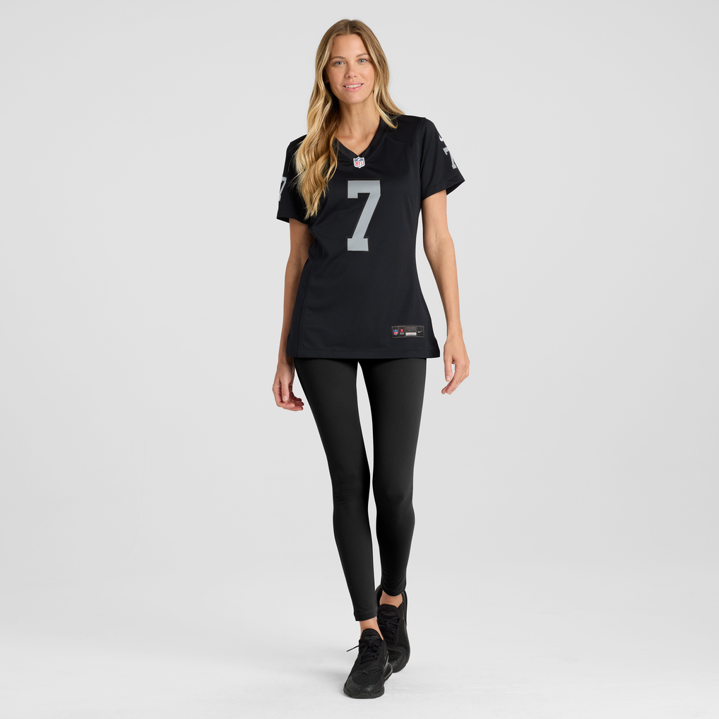 Women's Las Vegas Raiders Quay Walker Nike  Black Team Game Jersey - Image 5