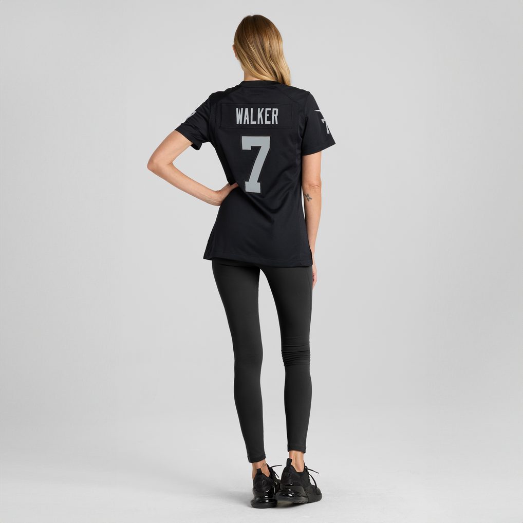 Women's Las Vegas Raiders Quay Walker Nike  Black Team Game Jersey - Image 6