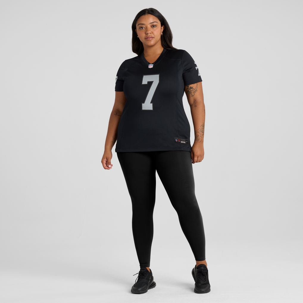 Women's Las Vegas Raiders Quay Walker Nike  Black Team Game Jersey - Image 7