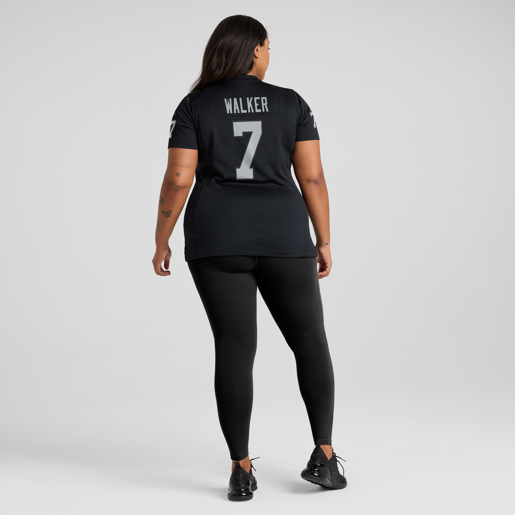 Women's Las Vegas Raiders Quay Walker Nike  Black Team Game Jersey - Image 8