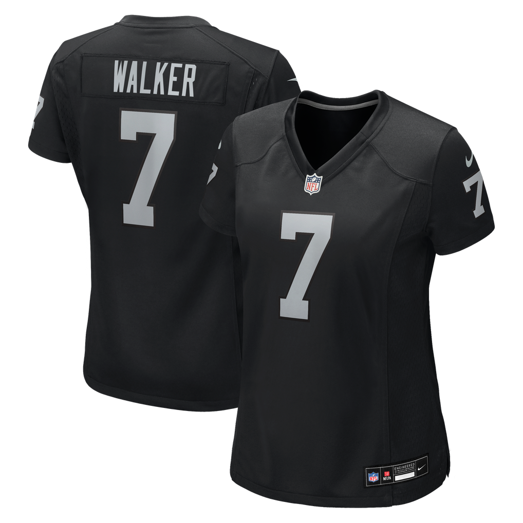 Women's Las Vegas Raiders Quay Walker Nike  Black Team Game Jersey - Image 1