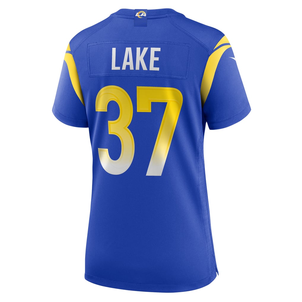 Women's Los Angeles Rams Quentin Lake Nike Royal Game Player Jersey - Image 4