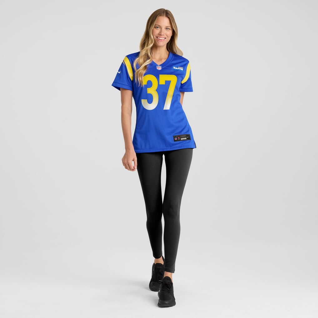 Women's Los Angeles Rams Quentin Lake Nike Royal Game Player Jersey - Image 5
