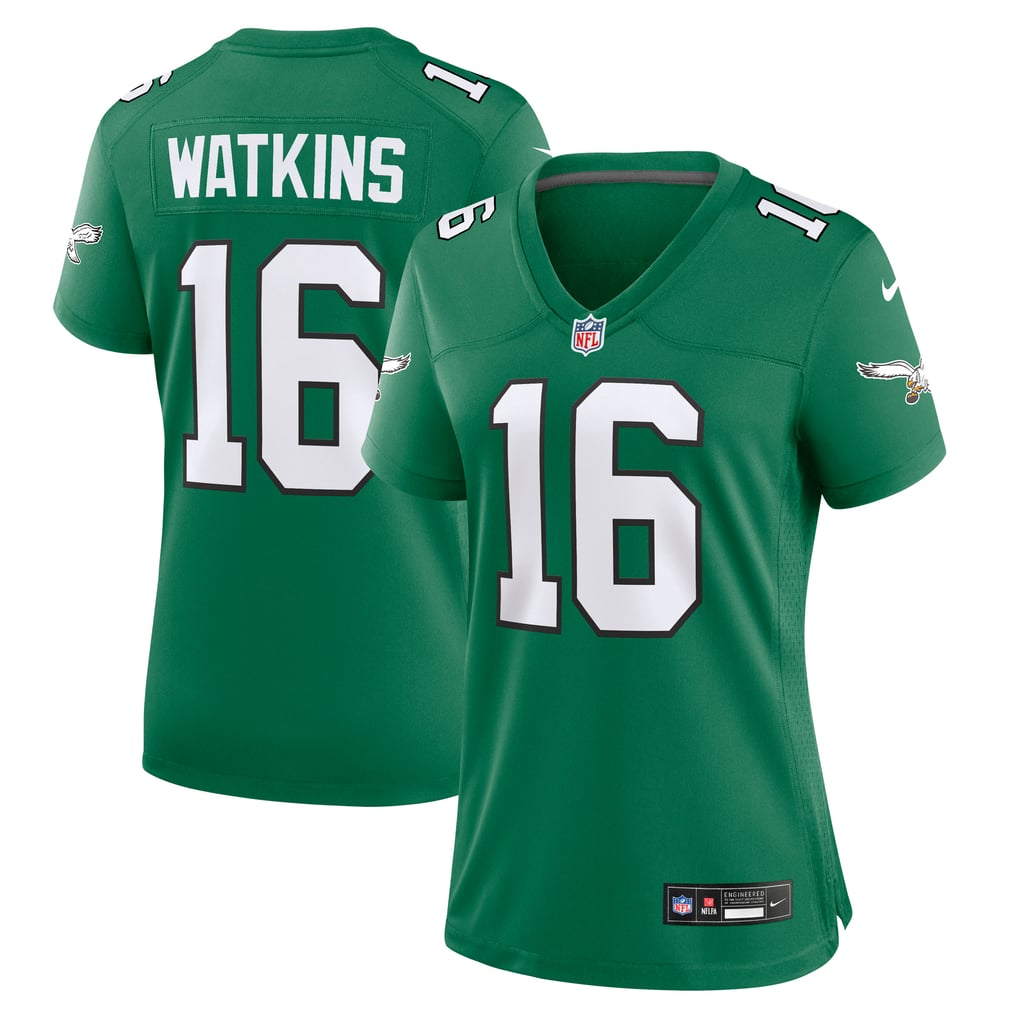 Women's Philadelphia Eagles Quez Watkins Nike Kelly Green Alternate Game Jersey - Image 1