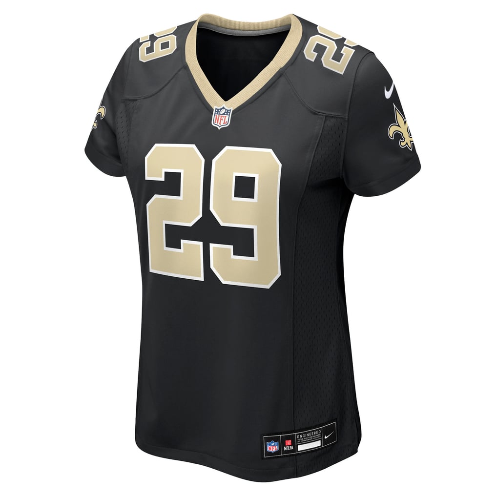 Women's New Orleans Saints Quincy Riley Nike  Black Team Game Jersey - Image 3