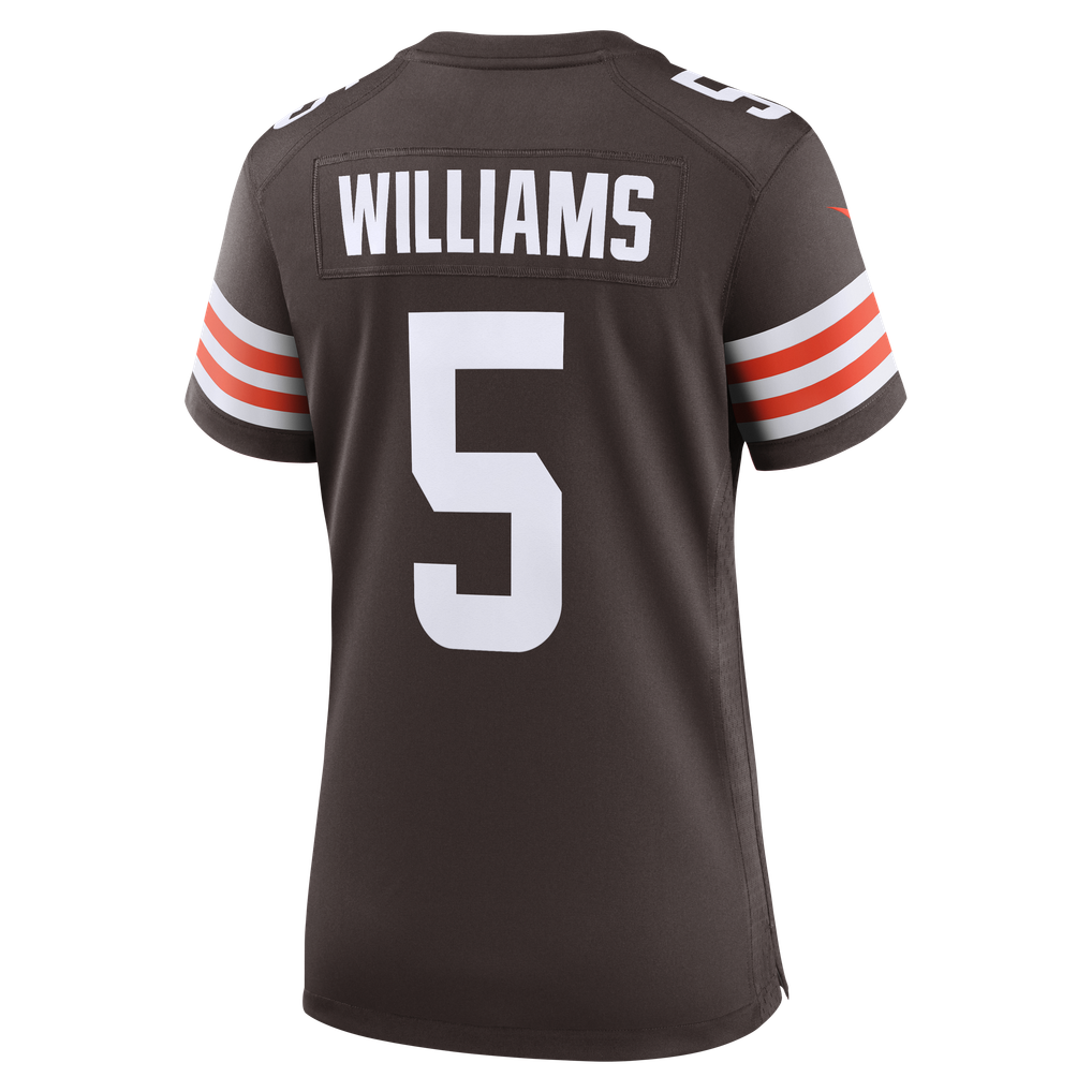 Women's Cleveland Browns Quincy Williams Nike Brown Team Game Jersey - Image 4