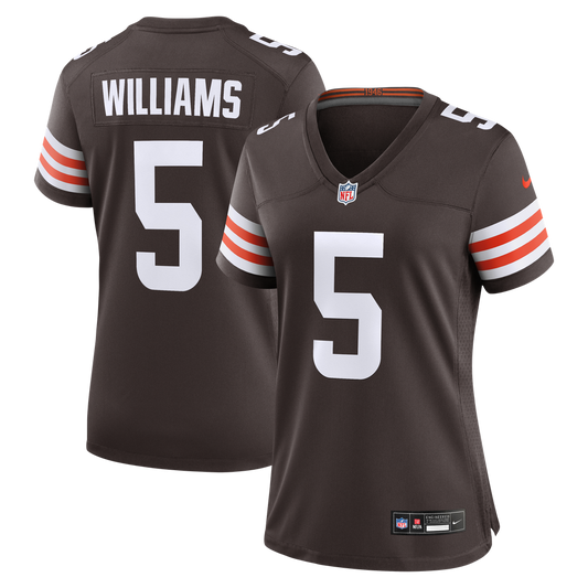 Women's Cleveland Browns Quincy Williams Nike Brown Team Game Jersey - Image 1